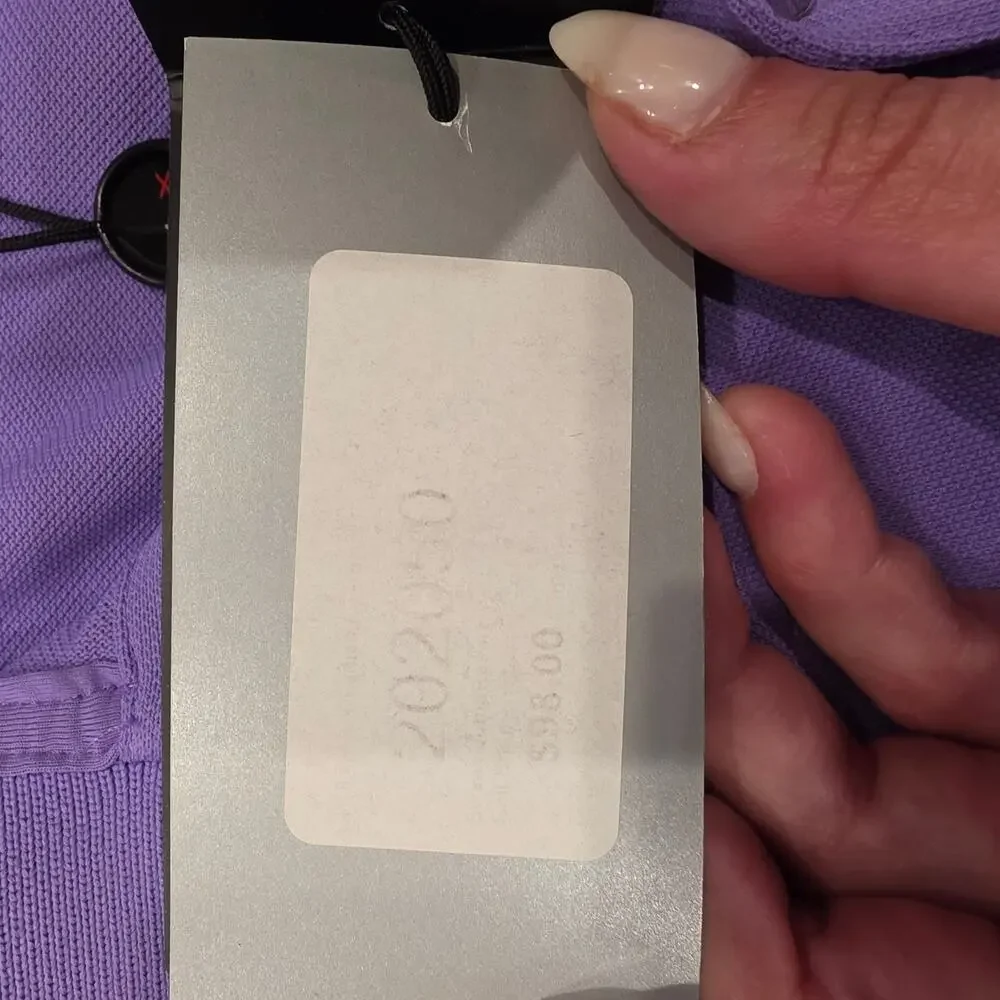 NWT Ralph Lauren and Swannies collab purple golf polo sz S